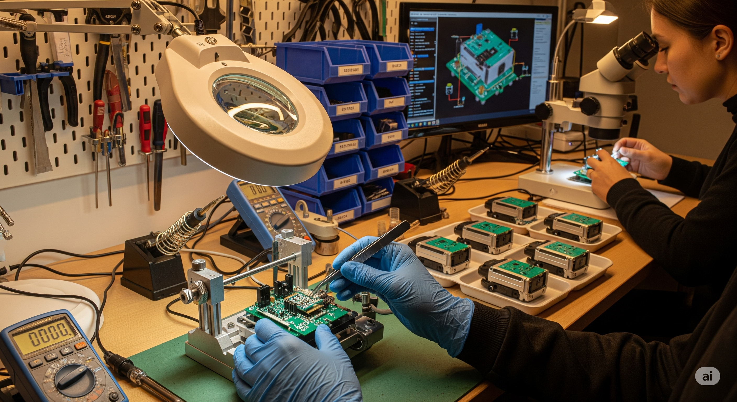 Small-batch assembly and quality checks